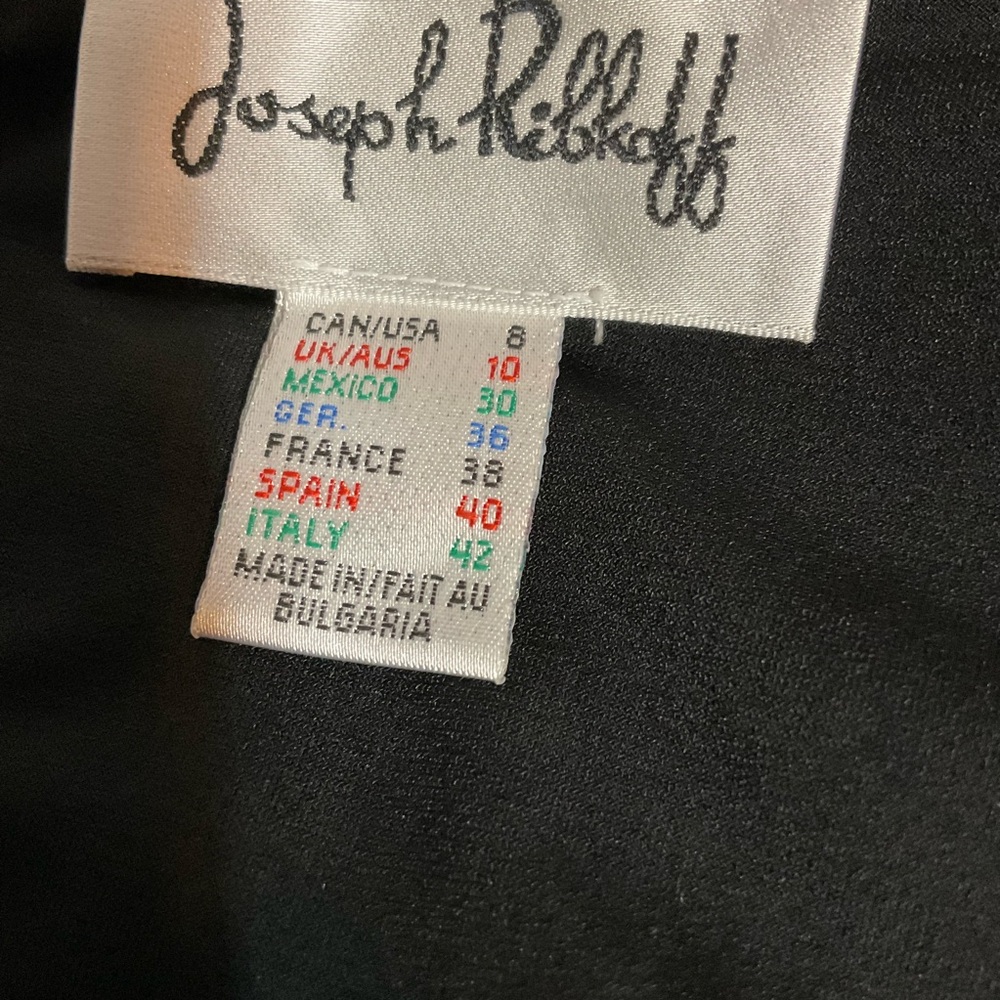 Joseph Ribkoff Cold Shoulder Top with Rhinestone Embellishment - Picture 7 of 9
